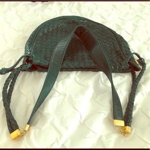 Umberto firenze woven leather bag